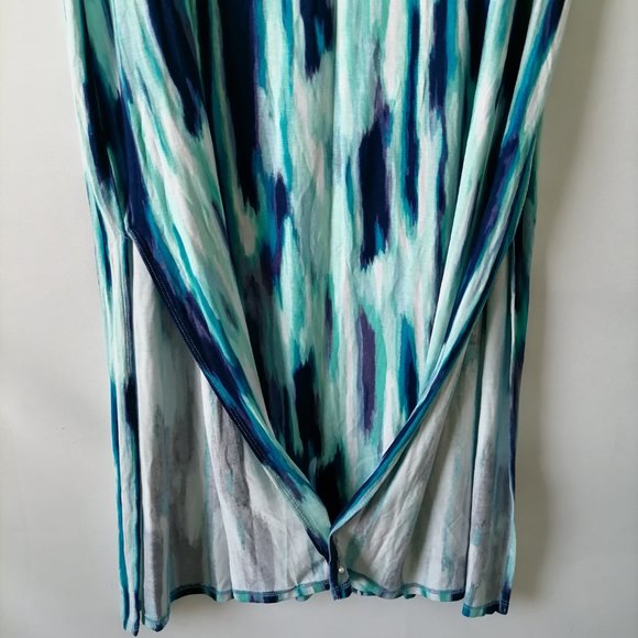 a.n.a. Womens Abstract Cabana Multi Pull On Double Slit Maxi Skirt Size XL - Picture 5 of 6